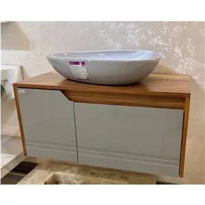 روشویی کابینتی مدل persian wood بهمراه کاسه