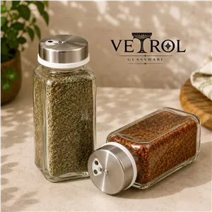 جا ادویه ای شیشه ای کندی 14
