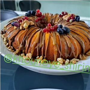 کیکسیب و هویج و گردو 