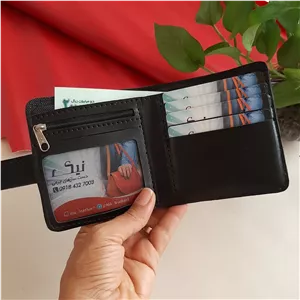 کیف پول جیبی مردانه چرم صنعتی 