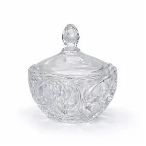 قندان بلورین طرح نقش برجسته کلاسیک Deli Glassware