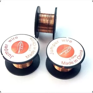 سیم مسی لاکی 0.1mm قرقره 10متری