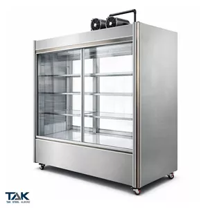 یخچال ویترین دار تمام استیل