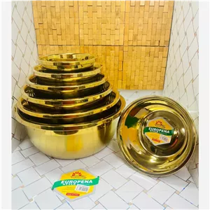 لگن استیل لبه دار