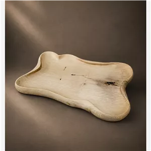 سینی پذیرایی چوبی دستساز روستیک