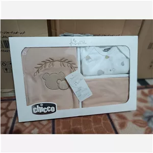 لباس پنج تیکه نوزادی جنس پنبه چیکو سایز صفر تا دو