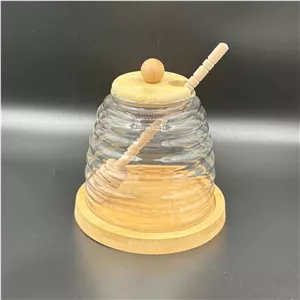 عسل خوری پیرکس خارجی درب چوب مدل ساده خطی