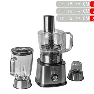 غذاساز چندکاره بلک اند کوکر مدل BC-FP-344 توان 800 وات بدنه استیل 
