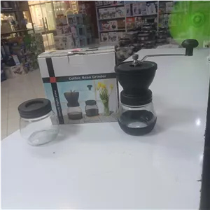 اسیاب دستی قهوه اسیاب قهوه همراه ظرف نگه دارنده 