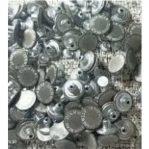 دکمه لی سایز 17 رنگ دودی دور نوشته ثابت بسته 100 تایی
