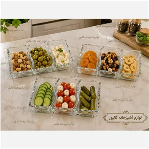 اردو خوری و رولت خوری  اردوخوری بلور 3 خانه مدل تایتانیک 