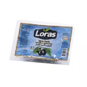 زیتون سیاه لوراس Lorasبسته وکیوم 800 گرم