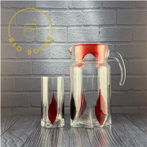 پارچ و لیوان لونا (طرح آتیشی)پاشاباغچه 7 پارچه