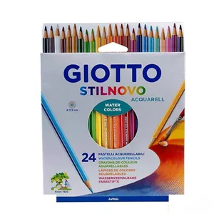 مداد رنگی ابرنگی 24 عددی جیوتو Giotto