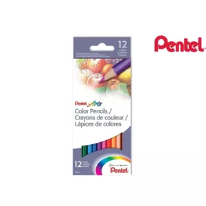 مداد رنگی 12 رنگ پنتل pentel