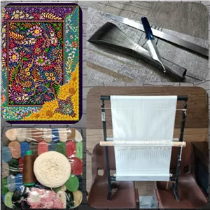 کارگاه قالیبافی طرح درختی