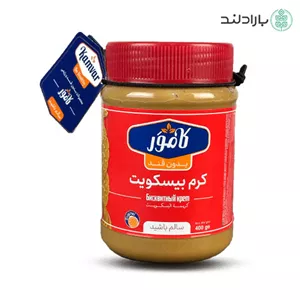 کرم بیسکویت بدون قند کامور - 400 گرم