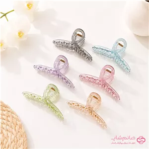 کلیپس مو شفاف طرح بی نهایت صائم شاپ کد 513
