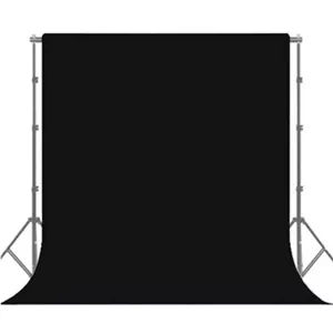 فون بک گراند مشکی مخمل Black Velvet Backdrop 2×3
