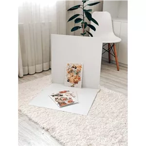 بکدراب عکاسی سفید نیروانا ست دو عددی سایز 60 در 60