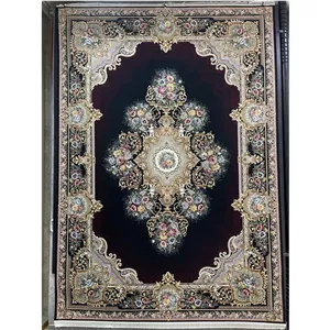 فرش 1200شانه طرح ونوس سرمه ای