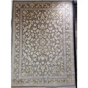 فرش 700شانه طرح هایباک طلا کوب دیبا سیلور