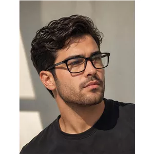 عینک طبی مستطیلی مدل کلاسیک برند پلیس کد 1015 مردانه
