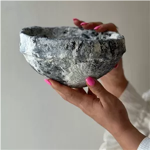 کاسه پلی استر طرح زغال سنگی