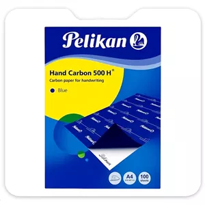 کاغذ کاربن آبی پلیکان آچارA4 مدل500H بسته 100تایی