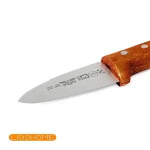 چاقو آشپزخانه اکبری مدل ws200 - دسته چوبی