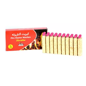 کبریت آتش زنه ستاره ممتاز مدل A بسته 10 عددی