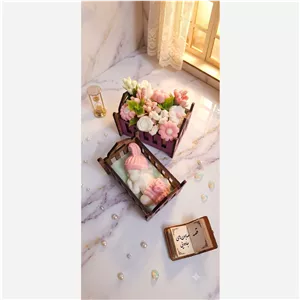گیفت صابونی گل ونوازدی (تک عددی)