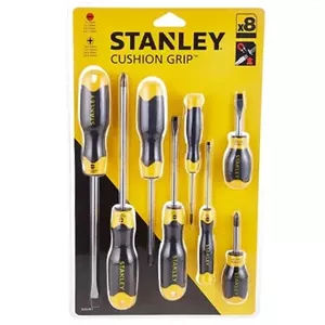 ست پیچ گوشتی دوسو و چهارسو استنلی 8 عددی مدل 011-65-0 (کد 1)