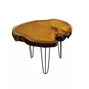 میز عسلی گرد مدل روستیک