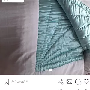 لحاف ساتن دونفره بزرگ 