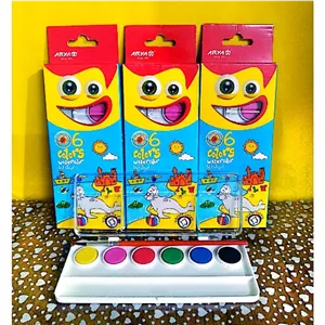 آبرنگ 6 رنگ آریا 