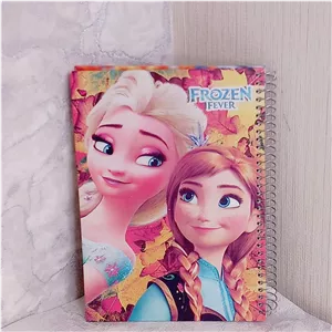 دفتر مشق 100 برگ جلد سخت السا و آنا