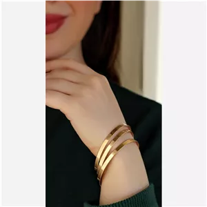النگو آینه ای YSX رنگ ثابت دخترانه زنانه