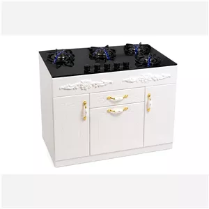 اجاق گاز ام دی اف 5شعله شیشه ای و استیل جنرال 