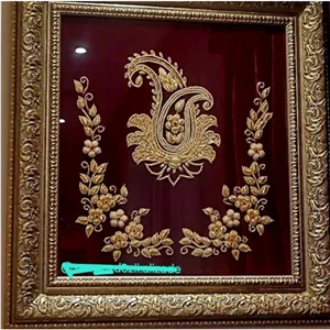 تابلو سرمه دوزی مخمل ،نفیس (بدون قاب)