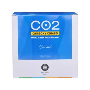 شیت ماسک صورت و گردن 25 عددی ریب اسکین به همراه براش