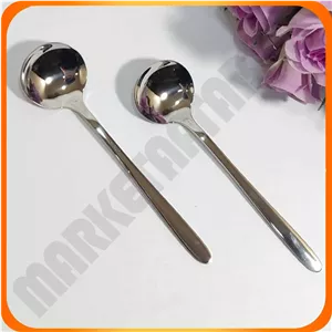 قاشق سوپ خوری استیل ساده زومبا