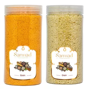 پودر سوخاری سفید و نارنجی سرمد - 500 گرم بسته 2
