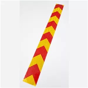 نوار(متری)شبرنگ هشدار قرمز و زرد ReflectoGuard RY300