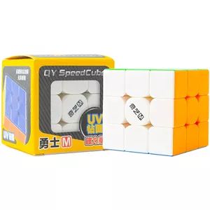 مکعب روبیک 3×3 کای وای QiYi مدل Warrior M UV مغناطیسی