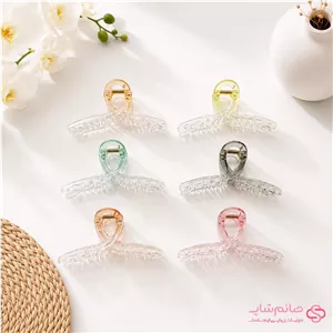 کلیپس پروانه ای شفاف صائم شاپ کد 529