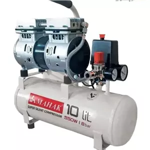 کمپرسور باد سایلنت محک 10 لیتری مدل HSU550-10L