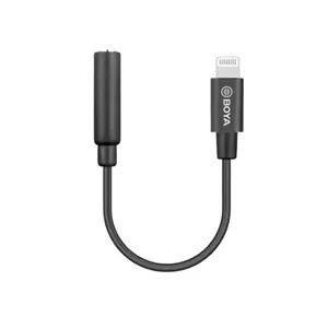 کابل تبدیل میکروفن بویا BOYA BY-K8 3.5mm trs to Lightning Cable