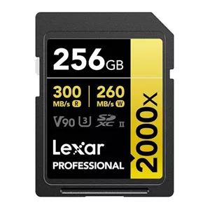 کارت حافظه لکسار Lexar 256GB Professional 2000x SDXC Memory Card