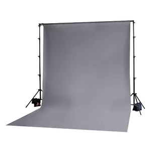 فون بک گراند خاکستری مخمل Gray Velvet Backdrop 5x3